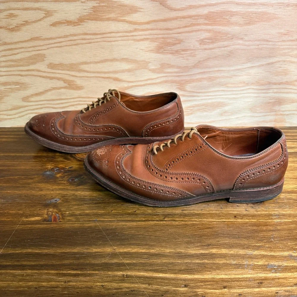 Allen Edmonds Independence Collection Jefferson Wingtip Brogue Shoes Men 10.5/11